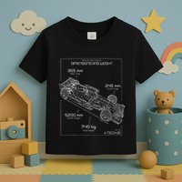 Formula Race Car Specifications Team Racing fan engineering Toddler T-Shirt