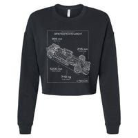 Formula Race Car Specifications Team Racing fan engineering Cropped Pullover Crew