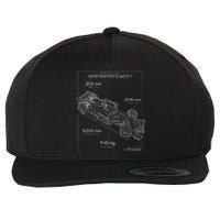 Formula Race Car Specifications Team Racing fan engineering Wool Snapback Cap