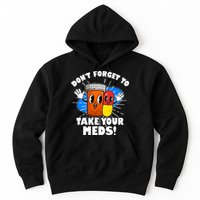 Funny Retro Cartoon Don't Forget To Take Your Meds Hoodie