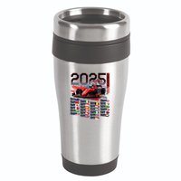 Formula Racing Calendar 2025 Schedule G.R.A.N.D P.R.I.X Circuit 16oz Travel Tumbler