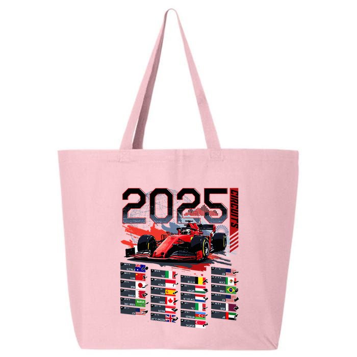 Formula Racing Calendar 2025 Schedule G.R.A.N.D P.R.I.X Circuit 25L Jumbo Tote