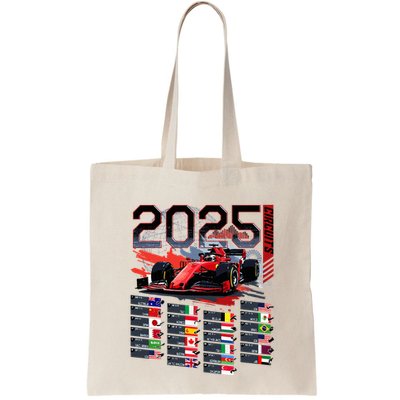 Formula Racing Calendar 2025 Schedule G.R.A.N.D P.R.I.X Circuit Bag