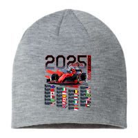 Formula Racing Calendar 2025 Schedule G.R.A.N.D P.R.I.X Circuit Sustainable Beanie