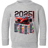 Formula Racing Calendar 2025 Schedule G.R.A.N.D P.R.I.X Circuit Toddler Sweatshirt