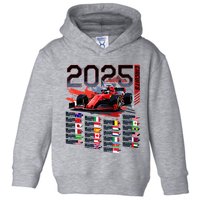 Formula Racing Calendar 2025 Schedule G.R.A.N.D P.R.I.X Circuit Toddler Hoodie