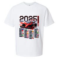 Formula Racing Calendar 2025 Schedule G.R.A.N.D P.R.I.X Circuit Sueded Cloud Jersey T-Shirt