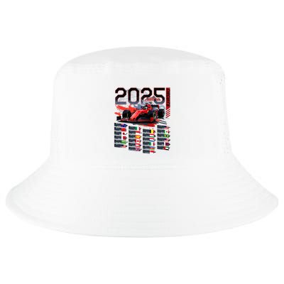Formula Racing Calendar 2025 Schedule G.R.A.N.D P.R.I.X Circuit Cool Comfort Performance Bucket Hat