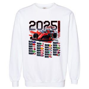 Formula Racing Calendar 2025 Schedule G.R.A.N.D P.R.I.X Circuit Garment-Dyed Sweatshirt