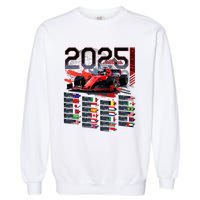 Formula Racing Calendar 2025 Schedule G.R.A.N.D P.R.I.X Circuit Garment-Dyed Sweatshirt