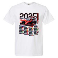 Formula Racing Calendar 2025 Schedule G.R.A.N.D P.R.I.X Circuit Garment-Dyed Heavyweight T-Shirt