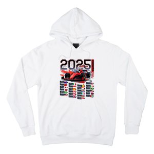 Formula Racing Calendar 2025 Schedule G.R.A.N.D P.R.I.X Circuit Hoodie