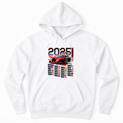 Formula Racing Calendar 2025 Schedule G.R.A.N.D P.R.I.X Circuit Hoodie