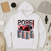 Formula Racing Calendar 2025 Schedule G.R.A.N.D P.R.I.X Circuit Hoodie