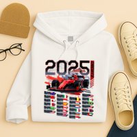 Formula Racing Calendar 2025 Schedule G.R.A.N.D P.R.I.X Circuit Hoodie