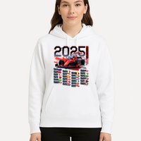 Formula Racing Calendar 2025 Schedule G.R.A.N.D P.R.I.X Circuit Hoodie