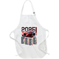 Formula Racing Calendar 2025 Schedule G.R.A.N.D P.R.I.X Circuit Full-Length Apron With Pockets