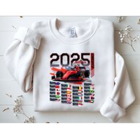 Formula Racing Calendar 2025 Schedule G.R.A.N.D P.R.I.X Circuit Sweatshirt