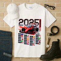 Formula Racing Calendar 2025 Schedule G.R.A.N.D P.R.I.X Circuit Tall T-Shirt
