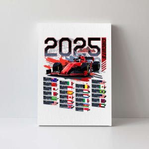 Formula Racing Calendar 2025 Schedule G.R.A.N.D P.R.I.X Circuit Canvas