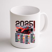 Formula Racing Calendar 2025 Schedule G.R.A.N.D P.R.I.X Circuit Mug