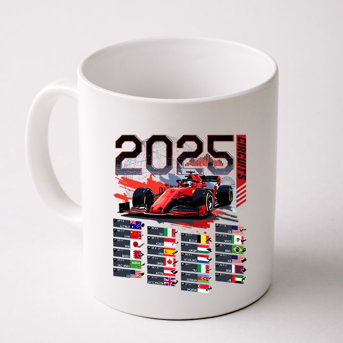 Formula Racing Calendar 2025 Schedule G.R.A.N.D P.R.I.X Circuit Mug