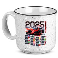 Formula Racing Calendar 2025 Schedule G.R.A.N.D P.R.I.X Circuit 15oz Campfire Ceramic Mug