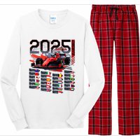 Formula Racing Calendar 2025 Schedule G.R.A.N.D P.R.I.X Circuit Long Sleeve Pajama Set