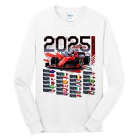 Formula Racing Calendar 2025 Schedule G.R.A.N.D P.R.I.X Circuit Tall Long Sleeve T-Shirt