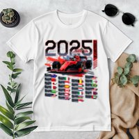 Formula Racing Calendar 2025 Schedule G.R.A.N.D P.R.I.X Circuit Premium T-Shirt