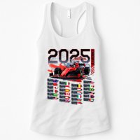 Formula Racing Calendar 2025 Schedule G.R.A.N.D P.R.I.X Circuit Womens Tank Top