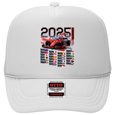 Formula Racing Calendar 2025 Schedule G.R.A.N.D P.R.I.X Circuit Trucker Hat