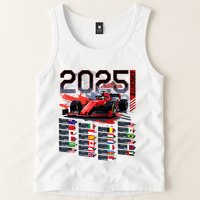 Formula Racing Calendar 2025 Schedule G.R.A.N.D P.R.I.X Circuit Tank Top
