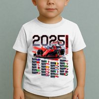 Formula Racing Calendar 2025 Schedule G.R.A.N.D P.R.I.X Circuit Toddler T-Shirt