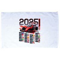 Formula Racing Calendar 2025 Schedule G.R.A.N.D P.R.I.X Circuit Microfiber Hand Towel