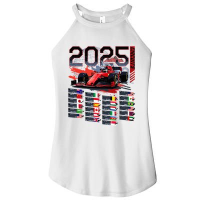 Formula Racing Calendar 2025 Schedule G.R.A.N.D P.R.I.X Circuit Women's Perfect Tri Rocker Tank