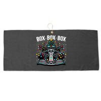 Formula Racing Car Box Box Box Radio Call Fun Christmas Tree Large Microfiber Waffle Golf Towel