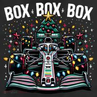 Formula Racing Car Box Box Box Radio Call Fun Christmas Tree 25L Jumbo Tote