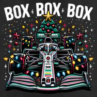 Formula Racing Car Box Box Box Radio Call Fun Christmas Tree Microfiber Hand Towel