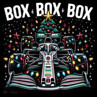 Formula Racing Car Box Box Box Radio Call Fun Christmas Tree Visor