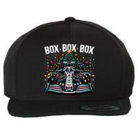 Formula Racing Car Box Box Box Radio Call Fun Christmas Tree Wool Snapback Cap