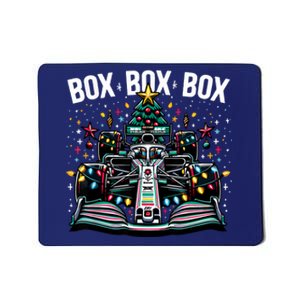 Formula Racing Car Box Box Box Radio Call Fun Christmas Tree Mousepad