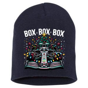 Formula Racing Car Box Box Box Radio Call Fun Christmas Tree Short Acrylic Beanie