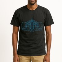 Formula Racing Car Drawing Racing Fan Mechanic Engineer Tall T-Shirt