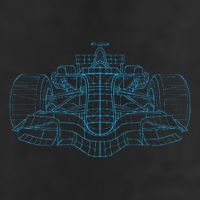 Formula Racing Car Drawing Racing Fan Mechanic Engineer Golf Towel