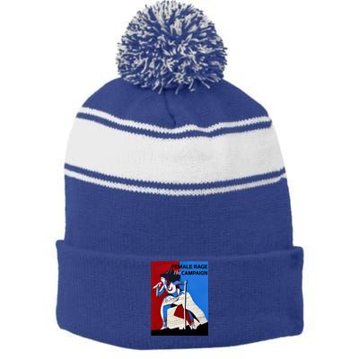 Female Rage Campaign We The People Swiftee Stripe Pom Pom Beanie