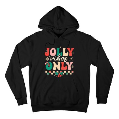 Festive Retro Christmas Joyful Holiday Vibes Hoodie