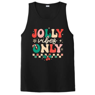 Festive Retro Christmas Joyful Holiday Vibes PosiCharge Competitor Tank