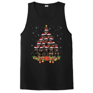 Funny Rottweiler Christmas Tree Great Gift Ornat Decor Xmas Cool Gift PosiCharge Competitor Tank