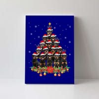 Funny Rottweiler Christmas Tree Great Gift Ornat Decor Xmas Cool Gift Canvas